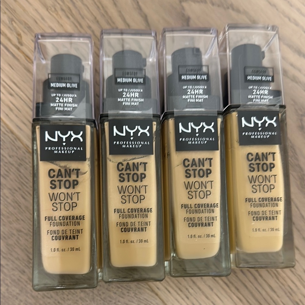 NYX Can't Stop Won't Stop Foundation - Medium Olive